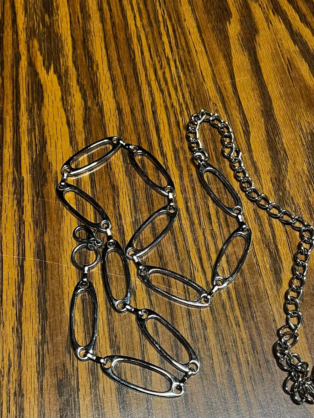 Silver Chain Link Body Belt – Women Accessories